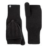 HEAT HOLDERS Ladies 2.3 tog Thermal knitted FINGERLESS Mitten Cap