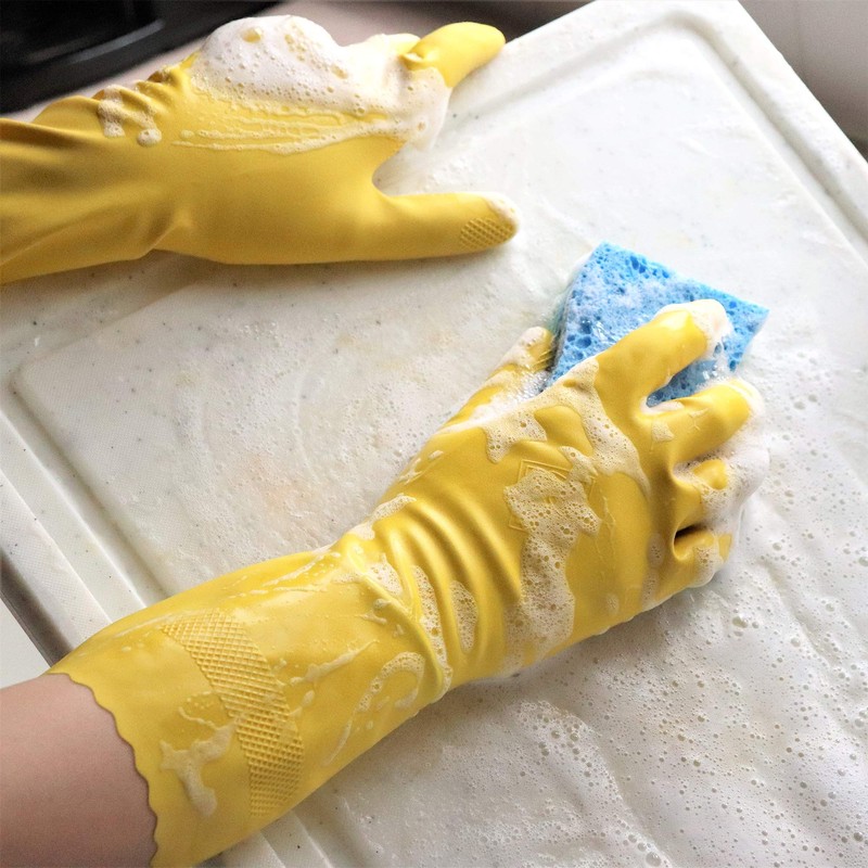 Playtex HandSaver Reuseable Rubber Cleaning Gloves (X-Large, 3 Pairs), Everyday