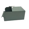 IKEA REJSA Storage Box Metal Bin Gray/Green 7" x 9