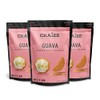 Craize Thin & Crunchy Toasted Corn Crackers – Guava Flavored Healthy & Organic Gluten Free Crackers - 3 Pack, 4 Ounces Each