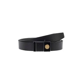 Cipo & Baxx CG198 Men's Leather Belt Accessory Design Unusual Clasp, Cg126-black