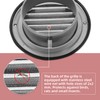 WeCooper 304 Stainless Steel Air Vent 150mm, Round Bull Nosed