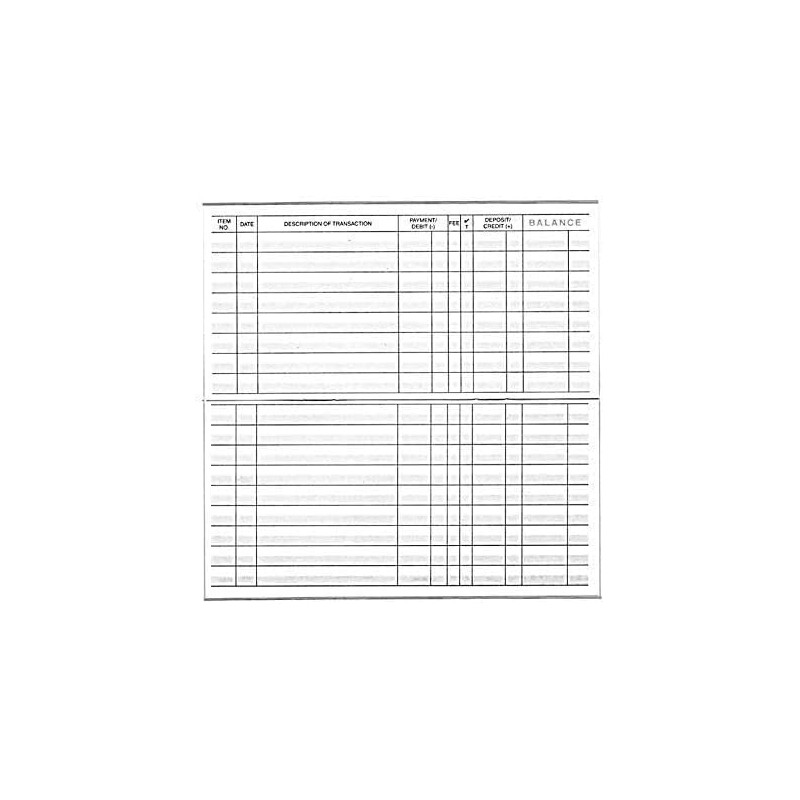 Checkbook registers (24-25-26 Calendars, 30)