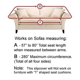 Stretch Suede Chestnut Furniture Slipcover Sofa 731