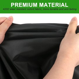 Guisong Refrigerator Cover, Waterproof&Dustproof Cover for Protecting Upright Freezers/Beverage Refrigerator-Suitable for most 17.5 Cu. Cold Rooms(31"W x 34"D x 68"H)