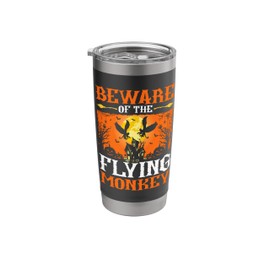 Beware of the flying Monkey Stainless Steel Insulated Tumbler