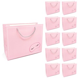 Modern Whimsy 10 pcs Spa Gift Bags | Spa Party Favors for Girls | Slumber and Sleepover Party Supplies for Girls | Sleepover Stuff | Premium Quality - 9.8" x 7.9" x 3.9"