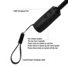 Portable Umbrella with Fan 8 Fiberglass Ribs Windproof Umbrella for