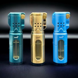 Scorch Torch Triple Jet Flame Refillable Torch Lighter 61648 - Random Color