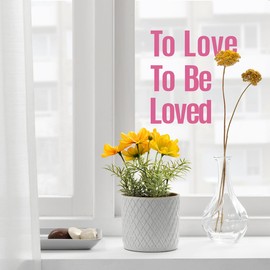 6 Sheets 4 inch Pink Self Adhesive Vinyl Letter Number Stickers Kit, Mailbox Numbers Sticker for Mailbox, Alphabet Number Stickers, Decals for Sign, Kitchen,Door, Business, Addres