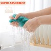 Moosfor 100% Cotton Tea Towels, Highly Absorbent Soft Dish Cloths,