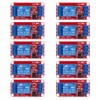 DIANN 10pcs DC 5V Relay Module 1 Channel Relay Board