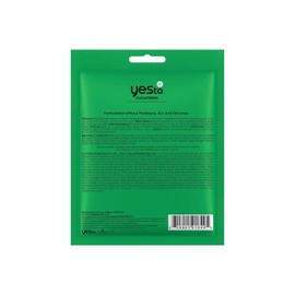 Yes To Cucumbers Calming Paper Face Mask, Sensitive Skin, Aloe Vera, 0.67 fl oz, Hydrating and Soothing with 98% Natural Ingredients, Easy-to-Use Sheet Masks