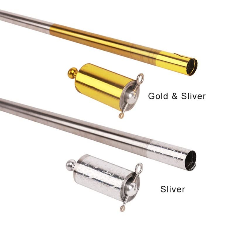 Magic Telescopic Staff: Extendable Martial Arts Metal Pocket Wand, 110cm-150cm