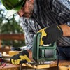 HandLandy Men's Leather Utility Gardening Gloves, Dexterity & Breathable Construction