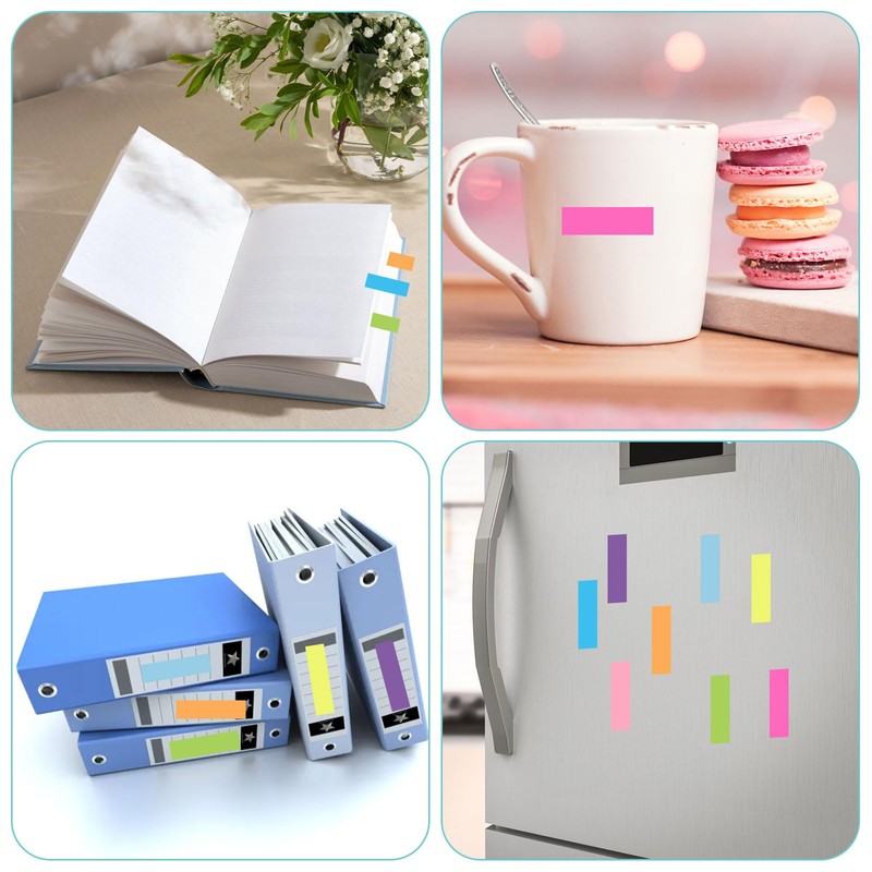 Pack of 2400 Sticky Notes, Sticky Notes, Small Pastel Sticky