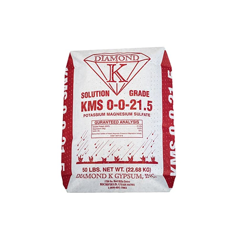 KMS Potassium Magnesium Sulfate 0-0-21.5 - Sul-Po-Mag - Organic Solution