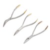 3pcs Dental Residual Teeth Fragments Extraction Pliers Stainless Steel Residual