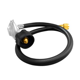 Propane Adapter Hose Converter Replacement for QCC1/Type1, 2FT Propane Tank Adapter Hose 20lb to 1lb for Weber Q Grills, Coleman Camping Stove Buddy Heater