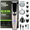 Barttrimmer Herren,Haarschneidemaschine All-in-1 Bartschneider herren,Rasierer Herren Elektrisch,120 Min Laufzeit,23 LäNgeneinstellungen(0.8-12mm),Wasserdicht,für