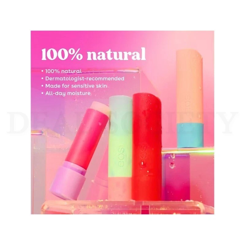 Bálsamo labial de karité 100 % natural eos paquete de
