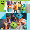Foilswirl 6 Pcs Large Monster Party Favor Boxes Cute Monster