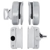 Stainless Steel 10~12mm Glass Door Lock Rotary Knob Open/Close Home
