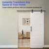 Fortstrong Heavy Duty Barn Door Hardware Kit - Includes Handle