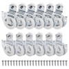 Nagpew 12 Pieces Closet Door Roller, Sliding Wardrobe Door Wheel