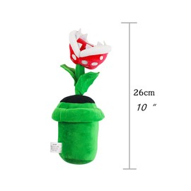 Igreli 10" Piranha Plant Stuffed Plush Stuffed Animal Dolls for Kids and Adults.