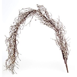 CWI Ivory Garland - 4ft - Artificial Garland for Mantle, Arch, Table, and Entryway