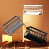 WangCai Stainless Steel Kitchen Sink Caddy, Self-Draining Sponge Holder with