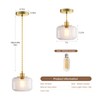 Karjoefar Pendant Light, 110V Pendant Lamp with E26 7W LED
