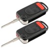 Descuento Keyless Entry Remote Uncut Car Key Fob Case Funda
