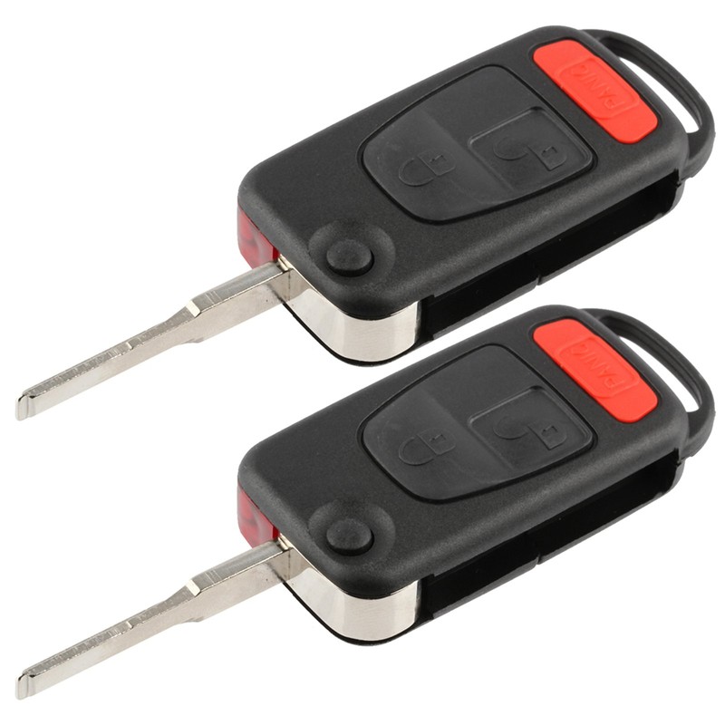 Descuento Keyless Entry Remote Uncut Car Key Fob Case Funda