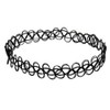 Tattoo Choker Elastic Stretch Necklace Ring Bracelet Retro Henna Vintage