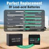 12V 20Ah LiFePO4 Lithium Battery, 2000+ Deep Cycles Rechargeable Battery,
