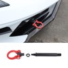 Car Front Bumper Tow Hook Pull Ring for Corvette C8