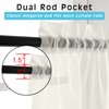 OVZME Ivory Sheer Curtains 36 Inch Length Kitchen Tiers -