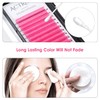 Colored Eyelash Extensions Easy Fan 8-15mm Mixed Pink C Curl