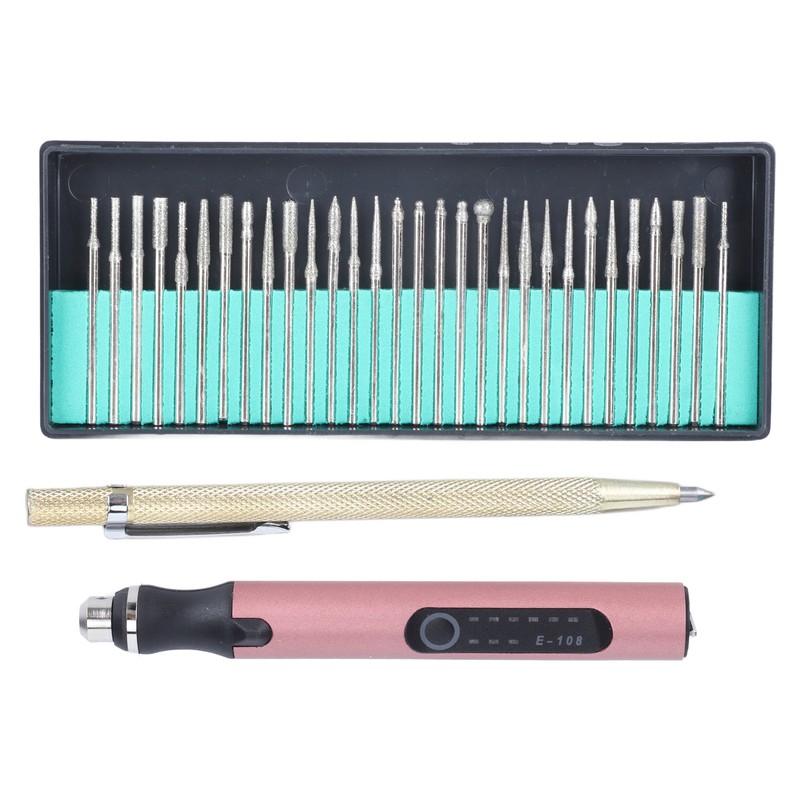 Cordless DIY Electric Engraving Pen 3.6V 8W 3 Levels Speed