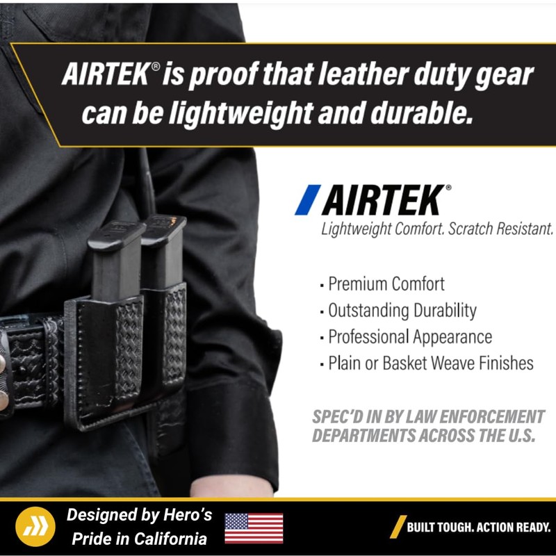 Hero's Pride AirTek Baton Ring for Duty Belt, PR-24 Side