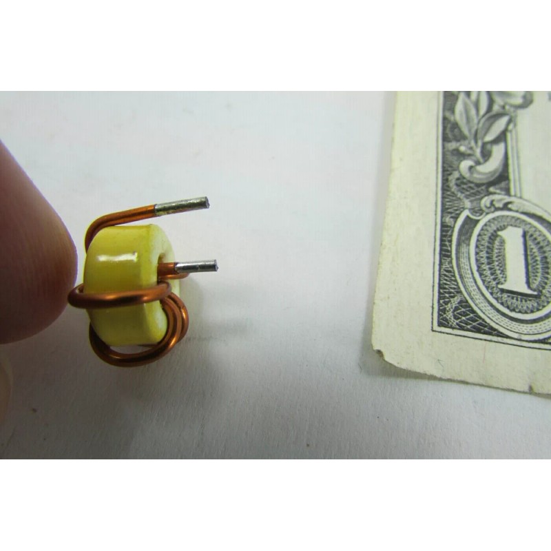 SherrodSurplus 10 Small Horizontal Mounted Inductors Toroid Chokes Coils 5