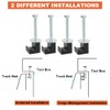 PETCHOR Truck Tool Box Mounting Kit, Aluminum Alloy J Hook