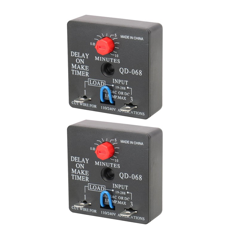 BAOMAIN Delay ON Make Timer QD-068 10 Minutes Adjustable 110/240