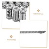 WOONEKY 4 Pack Galvanized Steel Wire Luggage Hanging Hardware Wire