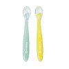 Badabulle B005413 Silikonlöffel, extraweiche Babylöffel, ideal für die Beikost, 2er