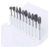 Veraly 10 Brocas Tungsteno Rebabas Rotativa Carburo 6mm