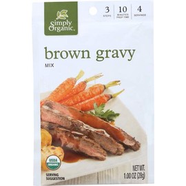 Simply Organic Brown Gravy Mix, 0.9 oz (Pack of 12)