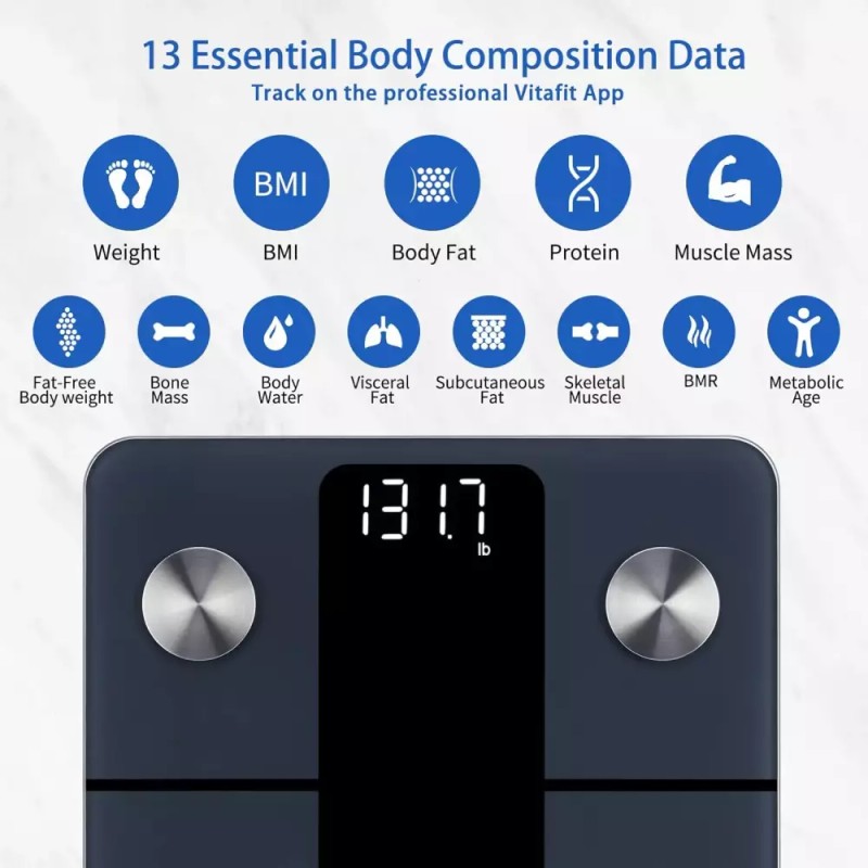 Vitafit 비타핏 스마트 욕실 체중계 2001년부터 전문 공장에서 높은 정확도
